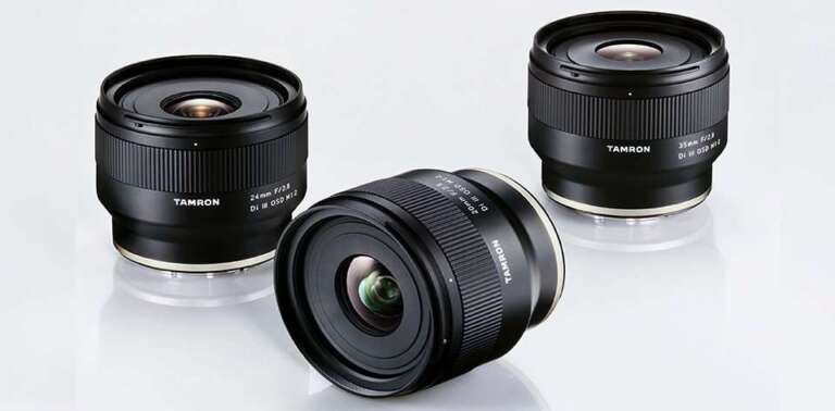 Tamron FE lenses for Sony Full Frame Mirrorless Cameras Di III OSD M1-2 sony FE lenses