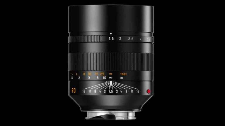 Leica Summilux-M 90mm f/1.5 ASPH M-mount lens