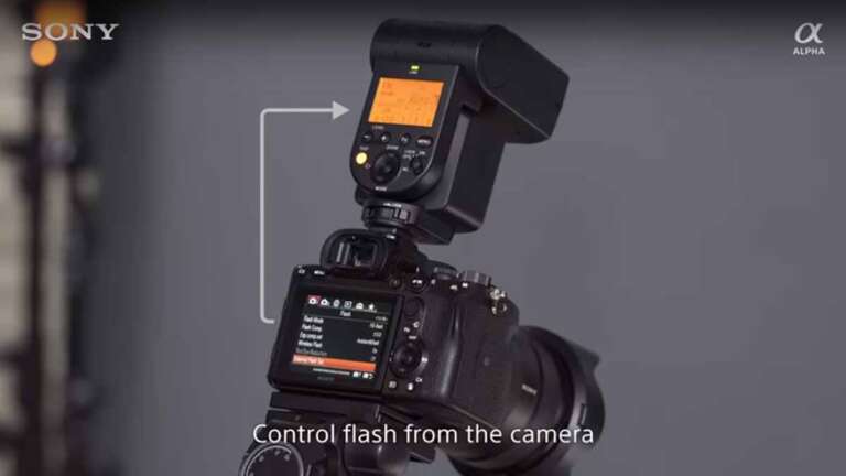 Sony Firmware Update for Direct Flash Control from a7R IV, a7R III, and a7 III Cameras