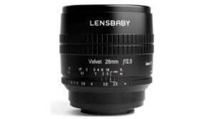 Lensbaby Velvet 28 f/2.5 28mm lens (for DSLR, Mirrorless, & Micro 4/3 cameras) that features velvety glow & exception 1:2 macro capabilities