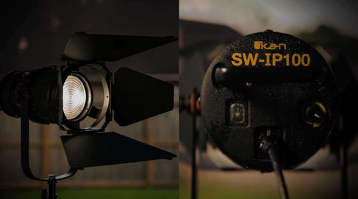 Ikan Stryder SW-IP100: A new 100W IP54 daylight LED fresnel light