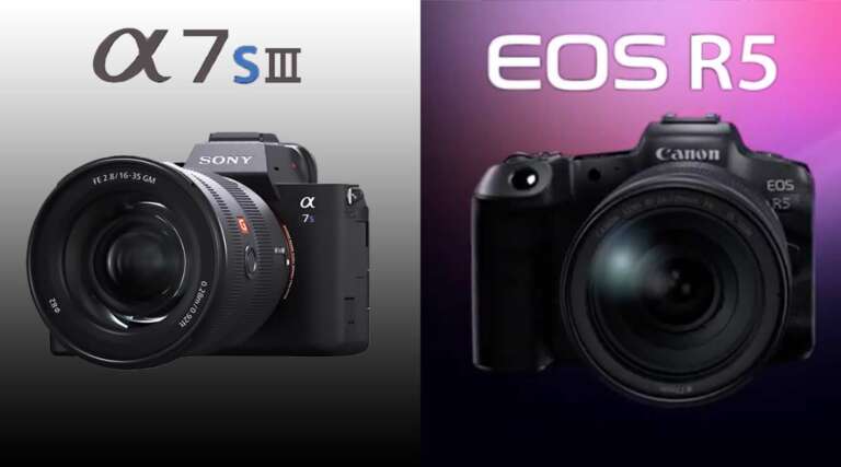 Sony a7S III vs Canon EOS R5 Comparison | Similarities and Differences