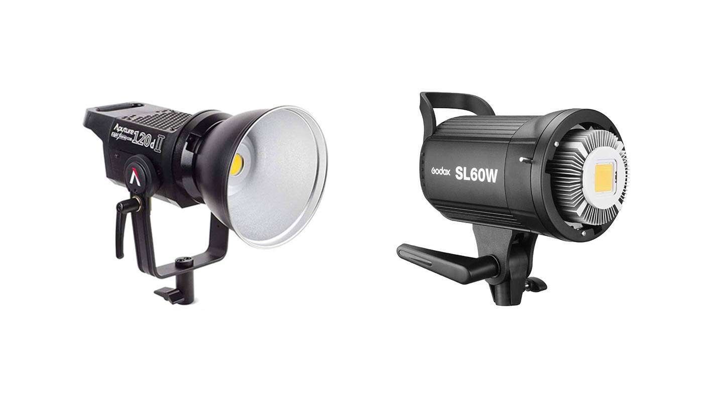 Aputure C120D II vs Godox SL60W LED Comparison