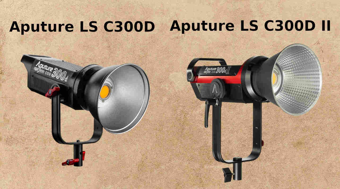 Aputure LS C300D vs C300D II LED light Comparison