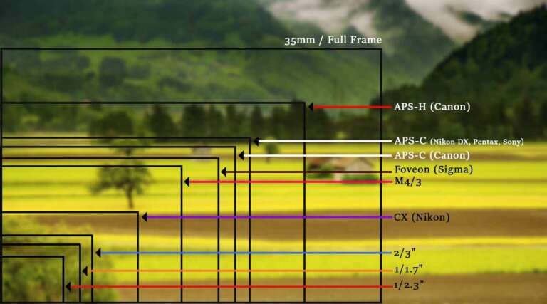 A simple guide to Crop Factor in Photography - Understanding crop factor, crop sensor, & field of view