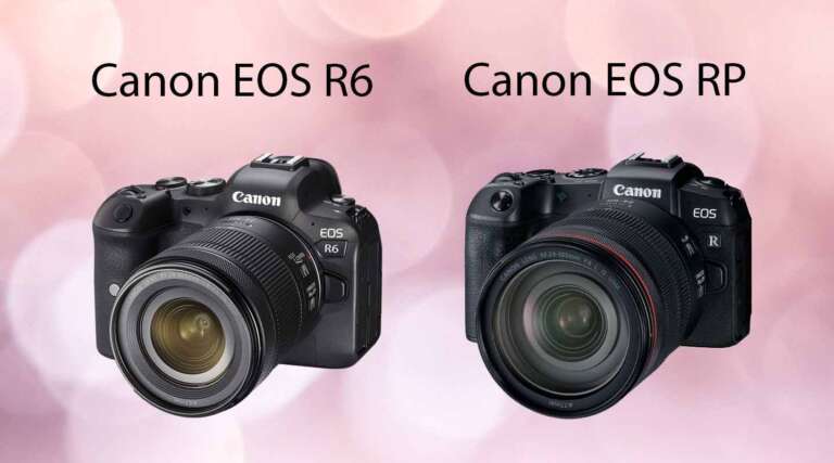 Canon EOS R6 vs Canon EOS RP comparison